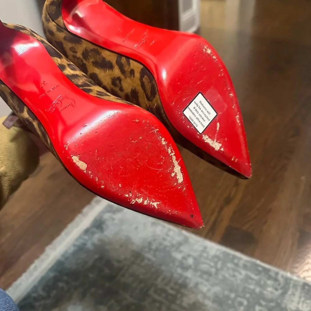 Christian Louboutin leopard booties - Picture 5 of 7